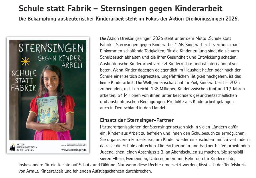 Quelle: sternsinger.de