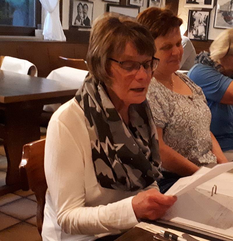 Schriftführerbericht Mathilde Walter